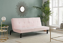 Aurora Blush Pink Sofa Bed
